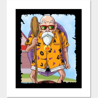 MASTER ROSHI MERCH VTG Posters and Art